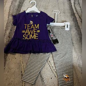 NFL Purple & Gold Minnesota Vikings Set